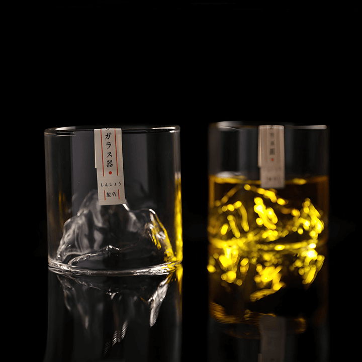 Mount Fuji Bicchiere da Whisky in Cristallo Giapponese
