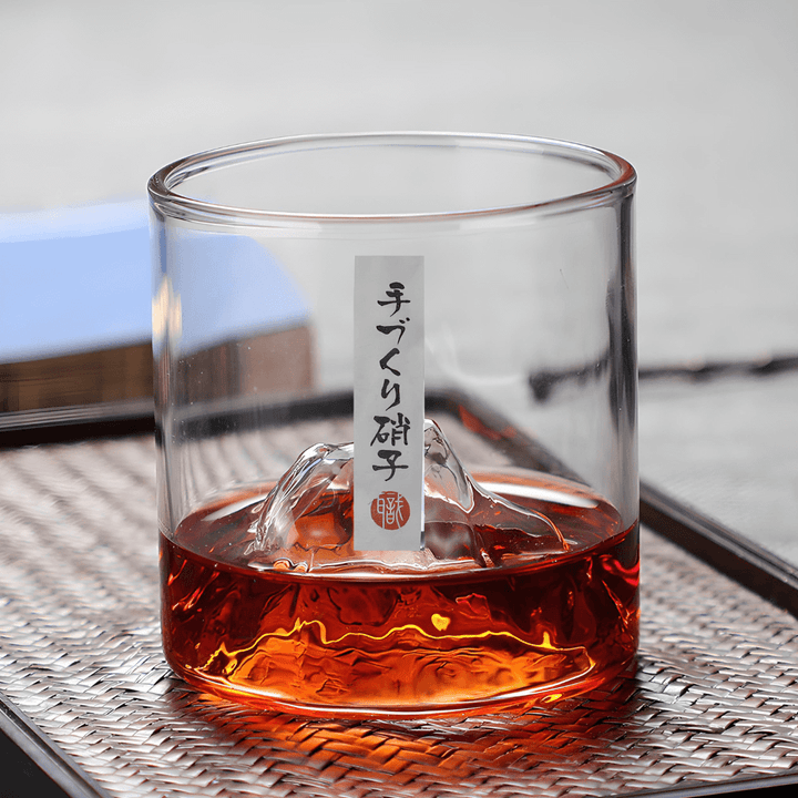 Mount Fuji Bicchiere da Whisky in Cristallo Giapponese