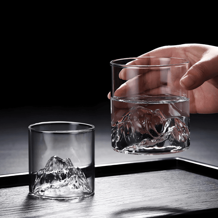 Mount Fuji Bicchiere da Whisky in Cristallo Giapponese