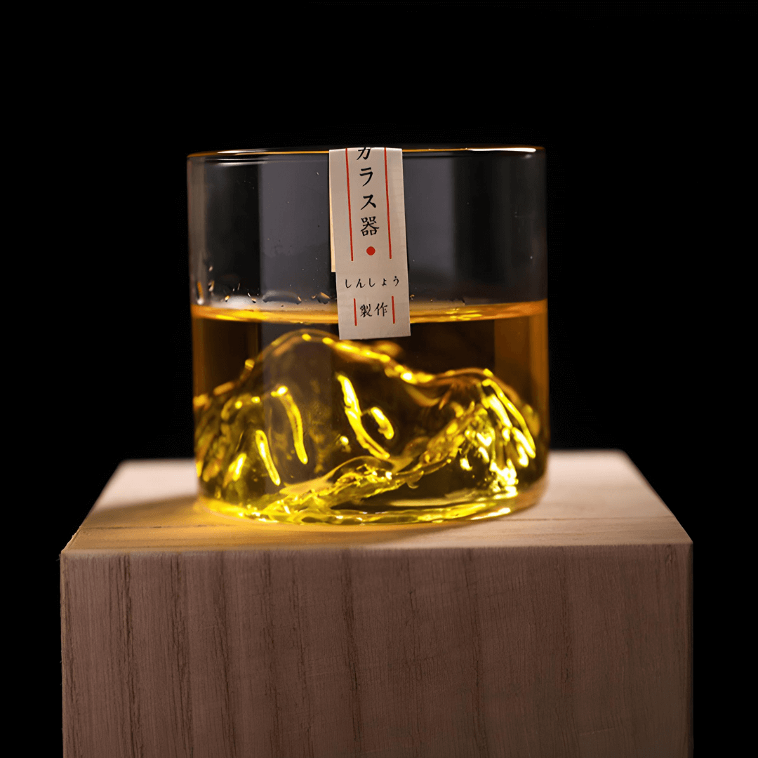 Mount Fuji Bicchiere da Whisky in Cristallo Giapponese