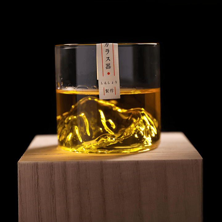 Mount Fuji Bicchiere da Whisky in Cristallo Giapponese