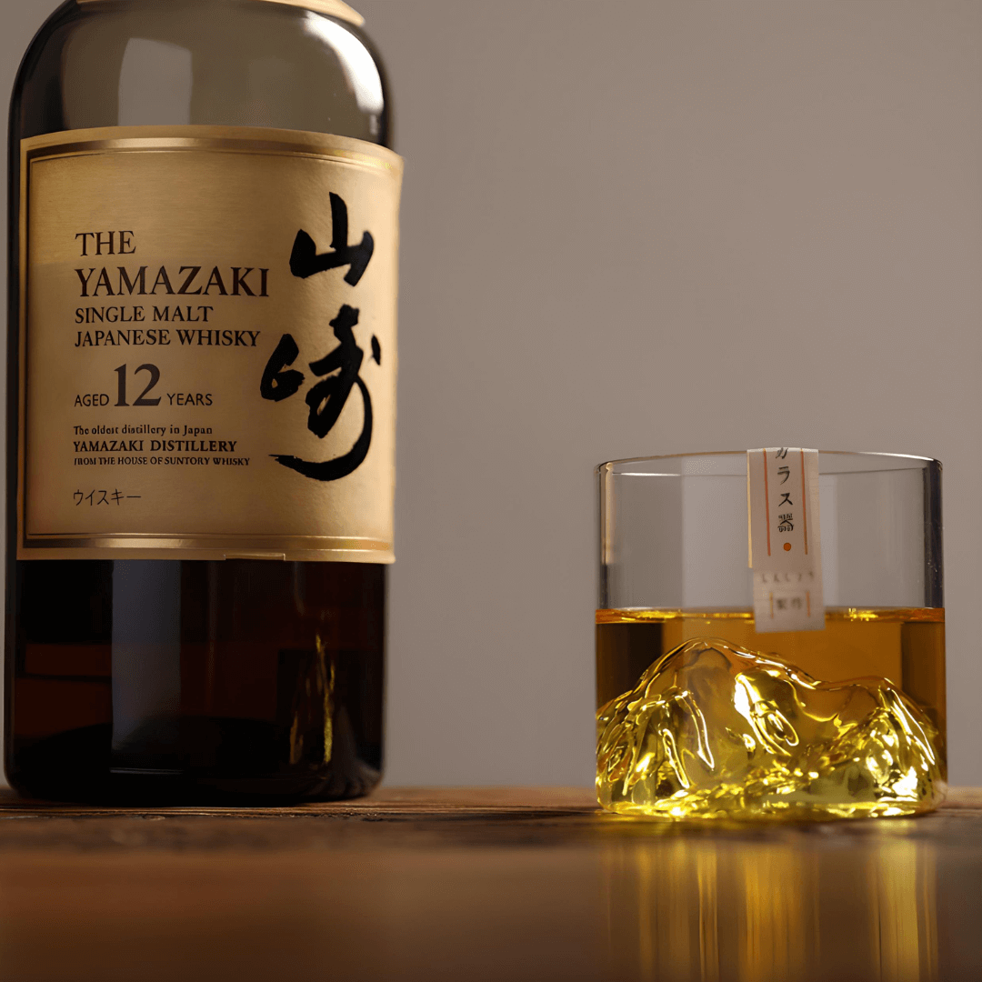 Mount Fuji Bicchiere da Whisky in Cristallo Giapponese