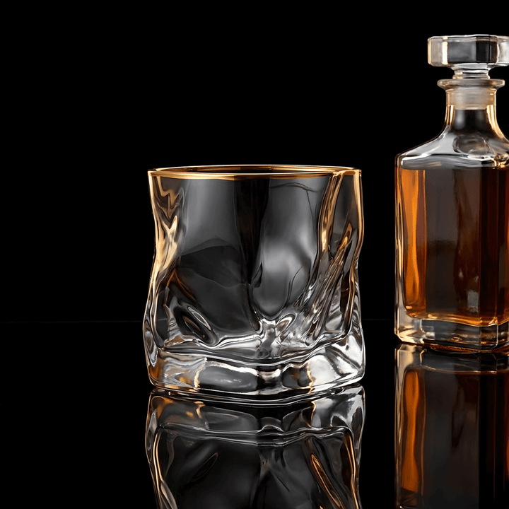 Hoshi Gold Bicchiere da Whisky in Cristallo Giapponese