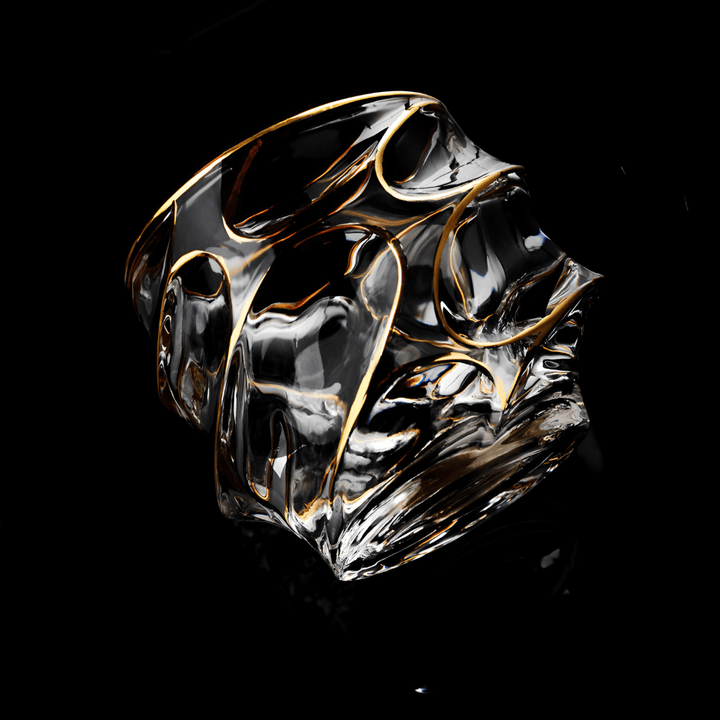 Arashi Gold Bicchiere da Whisky in Cristallo Giapponese
