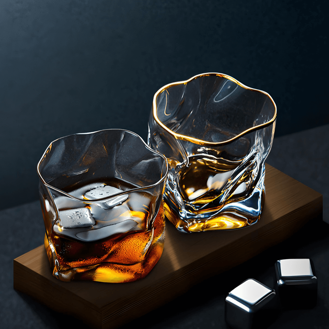Hoshi Gold Bicchiere da Whisky in Cristallo Giapponese