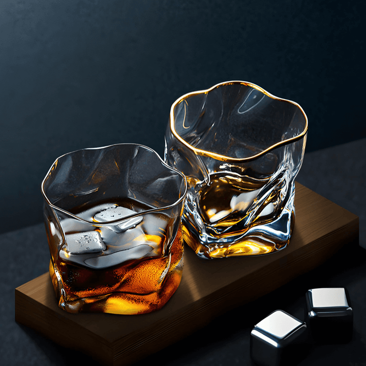 Hoshi Gold Bicchiere da Whisky in Cristallo Giapponese