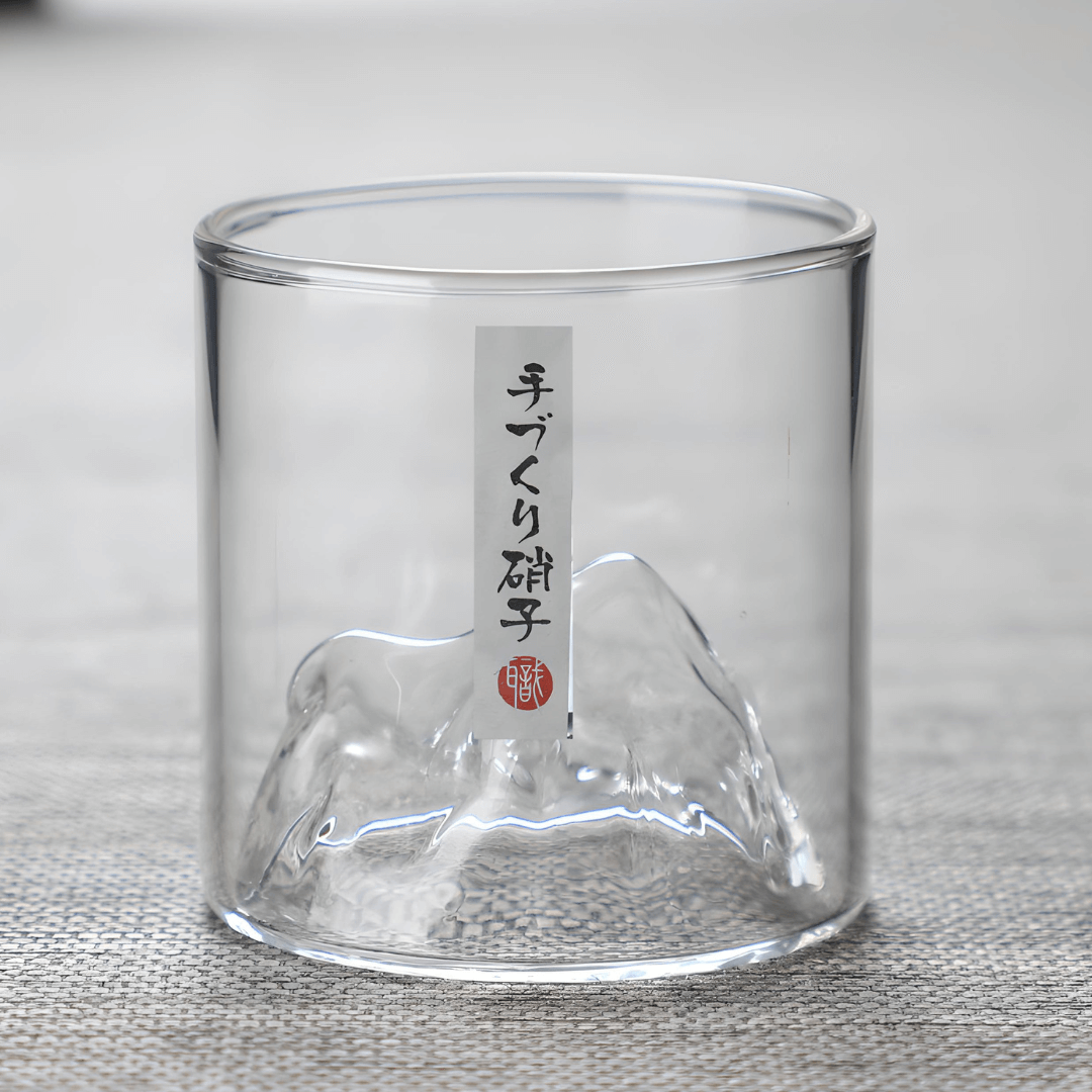 Mount Fuji Bicchiere da Whisky in Cristallo Giapponese