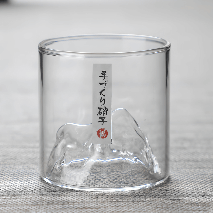 Mount Fuji Bicchiere da Whisky in Cristallo Giapponese