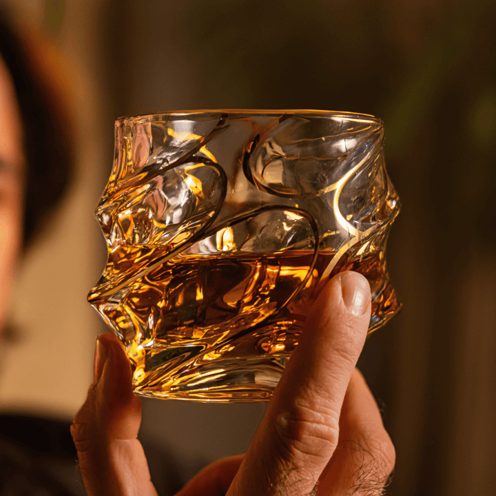 Arashi Gold Bicchiere da Whisky in Cristallo Giapponese