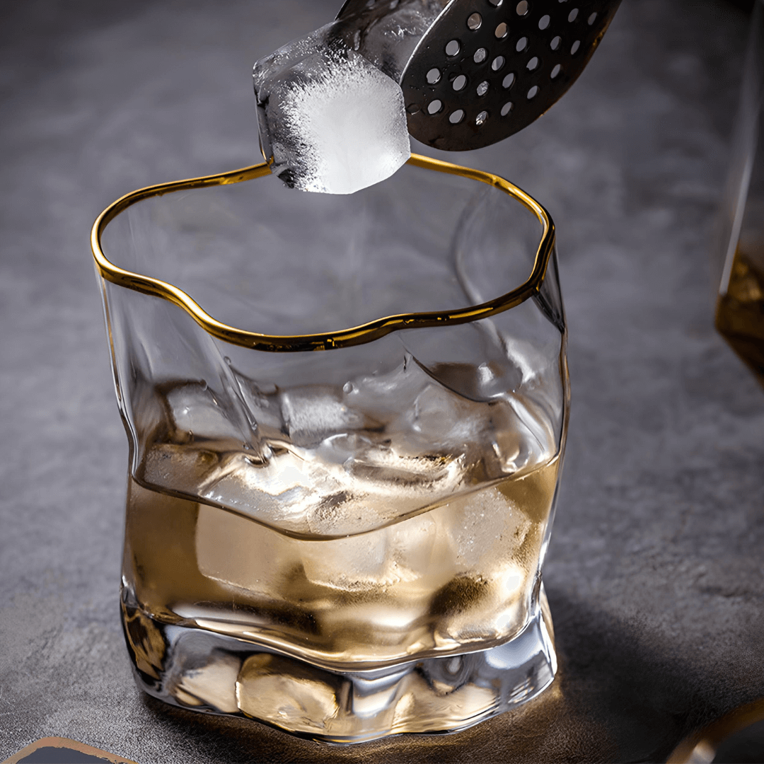 Hoshi Gold Bicchiere da Whisky in Cristallo Giapponese