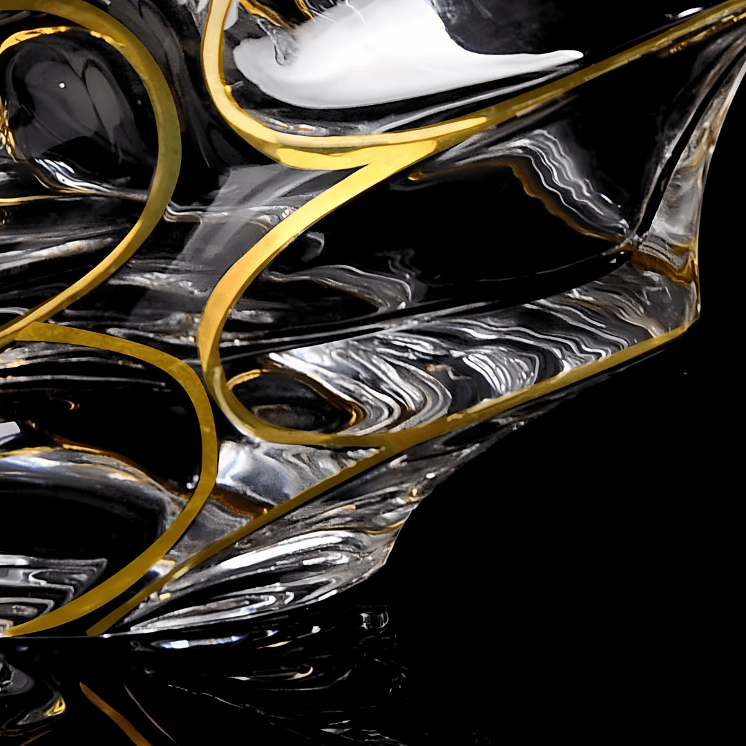 Arashi Gold Bicchiere da Whisky in Cristallo Giapponese