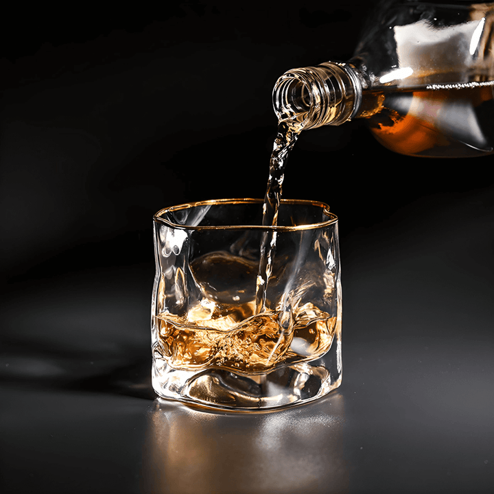 Hoshi Gold Bicchiere da Whisky in Cristallo Giapponese