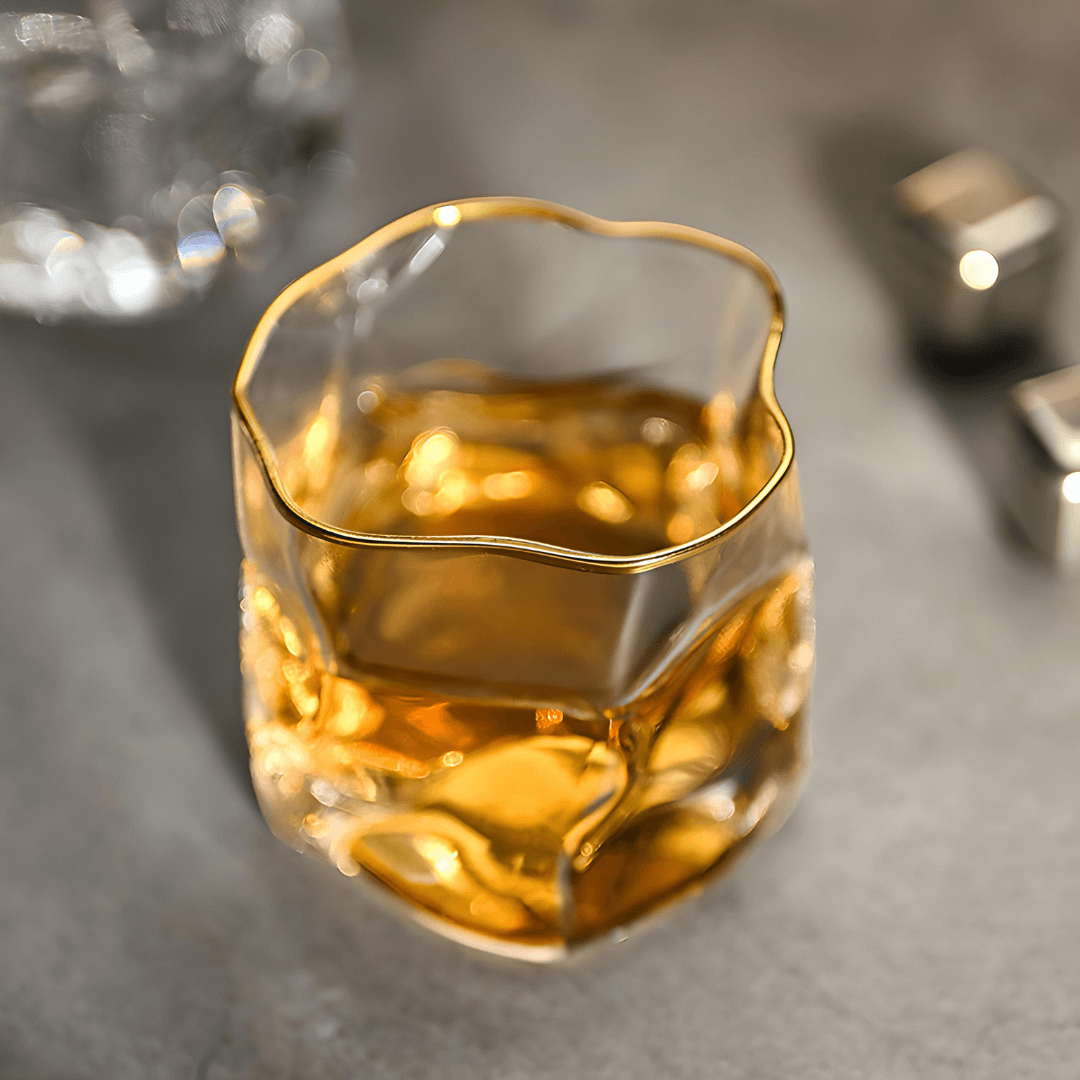 Hoshi Gold Bicchiere da Whisky in Cristallo Giapponese