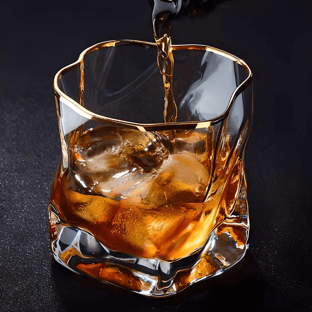 Hoshi Gold Bicchiere da Whisky in Cristallo Giapponese