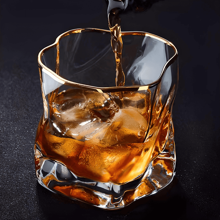 Hoshi Gold Bicchiere da Whisky in Cristallo Giapponese