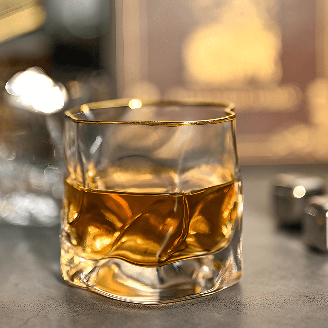 Hoshi Gold Bicchiere da Whisky in Cristallo Giapponese
