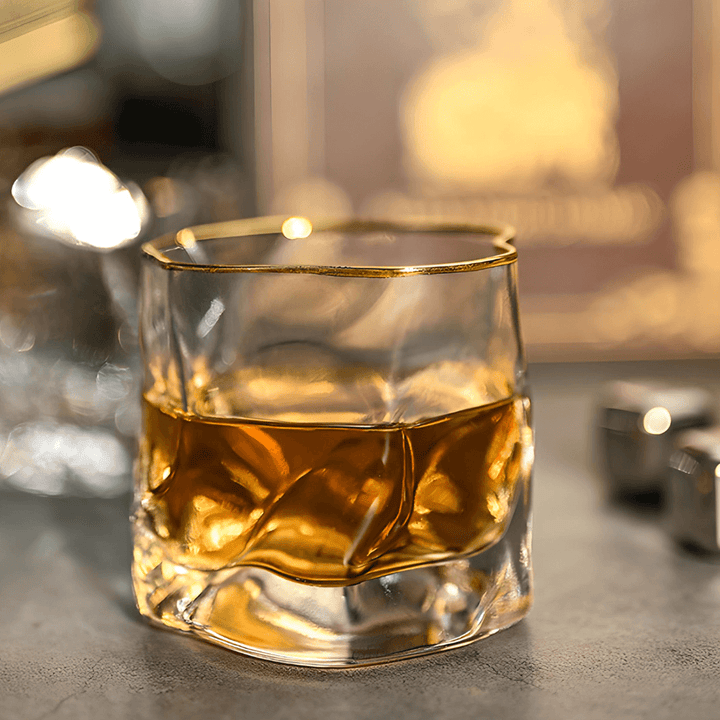 Hoshi Gold Bicchiere da Whisky in Cristallo Giapponese