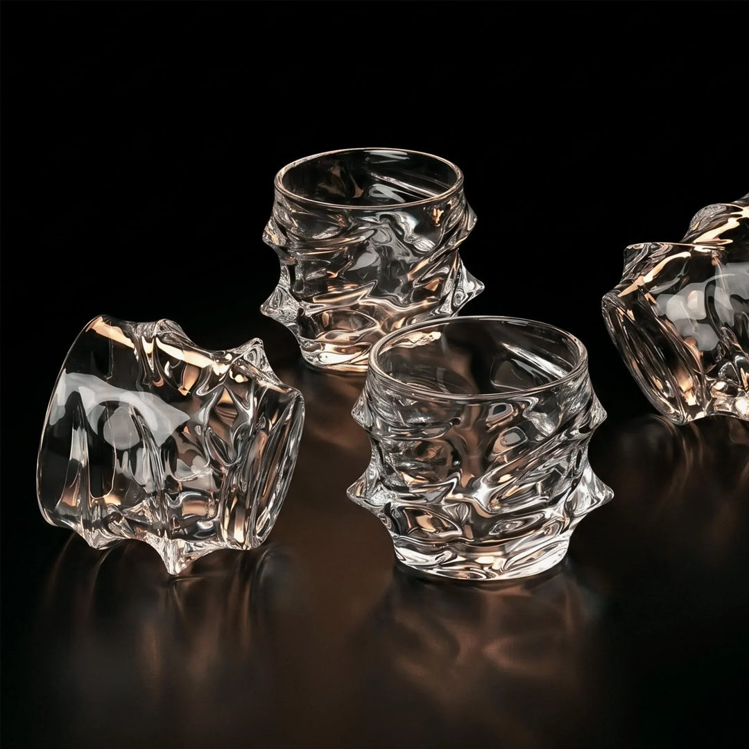 Arashi Bicchiere da Whisky in Cristallo Giapponese