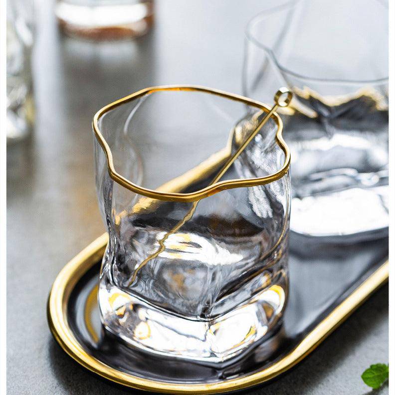 Hoshi Gold Bicchiere da Whisky in Cristallo Giapponese